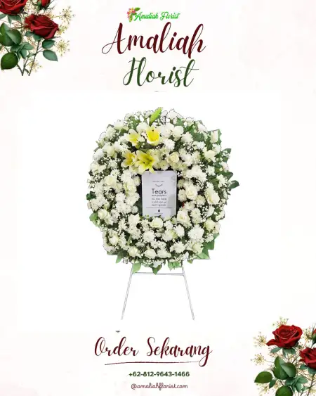 Krans Bunga Duka Pasinggangan